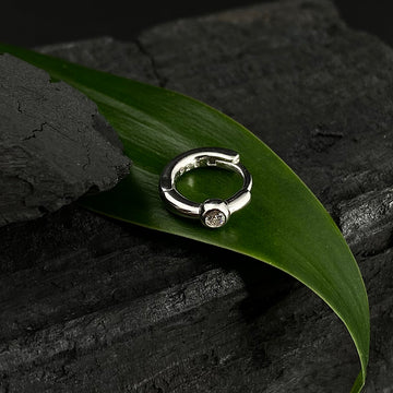 Round Zircon Stone Nose Ring